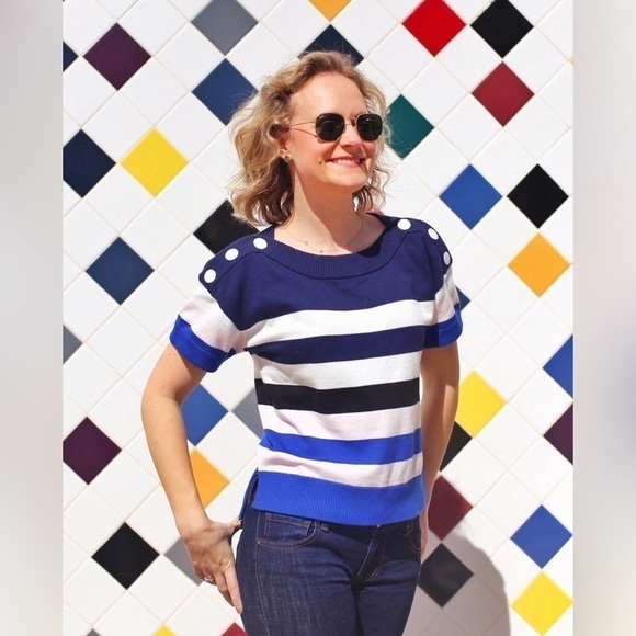 Cabi- Perfect Sailor pullover top - Picture 2 of 9